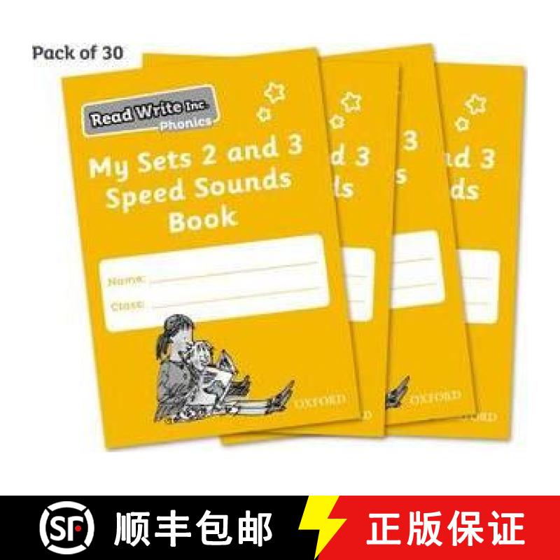 【3-4周达】Read Write Inc. Phonics: My Sets 2 and 3 Speed Sounds Book (Pack of 30) [9780198378846]