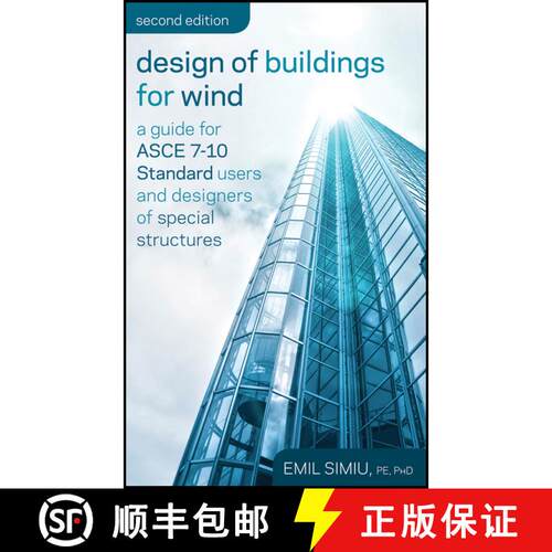 【3-4周达】精装 Design Of Buildings For Wind, Second Edition: A Guide For Asce 7-10 Standard Users An... [9780470464922]