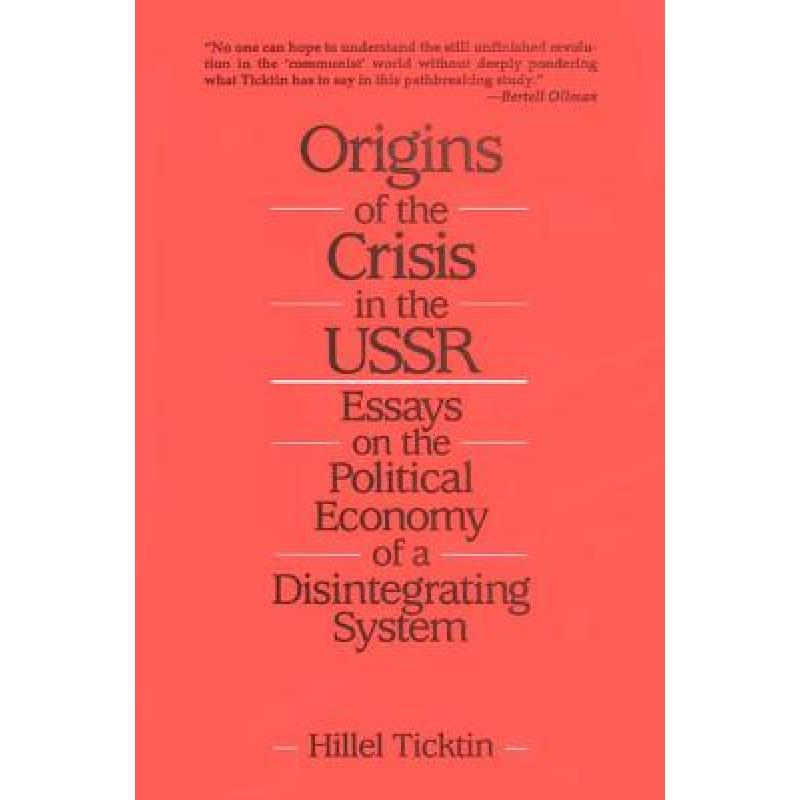 预订 origins of the crisis in the u.s.s.r. [9780873328883]
