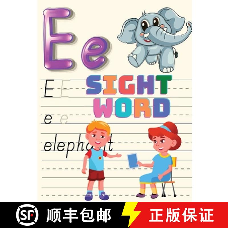 【3-4周达】Trace, and then Write the Sight Word, Activity Book for Kindergarten Kids, Toddlers and Pr... [9781803964072]