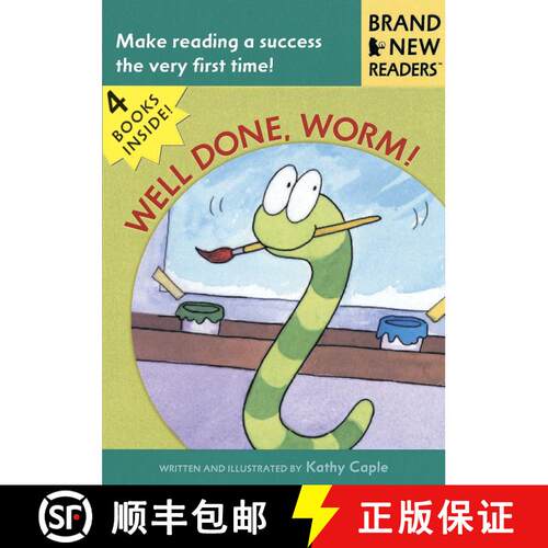 【3-4周达】Well Done, Worm!: Brand New Readers [9780763611477]
