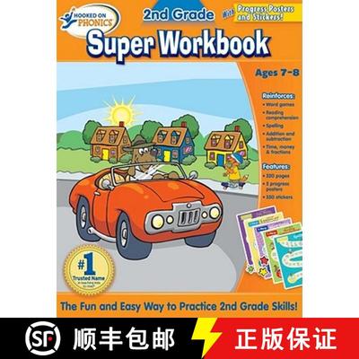Hooked on Phonics 2nd Grade Super Workbook (Hooked on Phonics (Paperback)) [9781604991321]