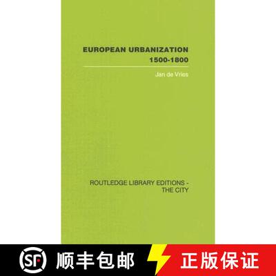 【3-4周达】精装 European Urbanization, 1500-1800 [9780415417686]