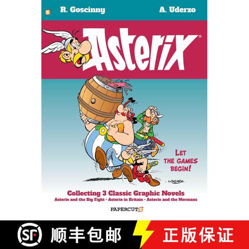 【3-4周达】精装 Asterix Omnibus Vol. 3: Collects Asterix and the Big Fight, Asterix in Britain, and A... [9781545805701]
