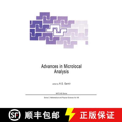 【3-4周达】Advances in Microlocal Analysis [9789027721952]