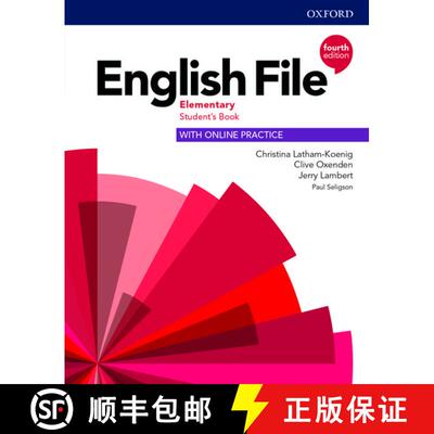 【3-4周达】English File: Elementary: Student's Book with Online Practice [9780194031592]