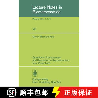 【3-4周达】Questions of Uniqueness and Resolution in Reconstruction from Projections [9783540090878]