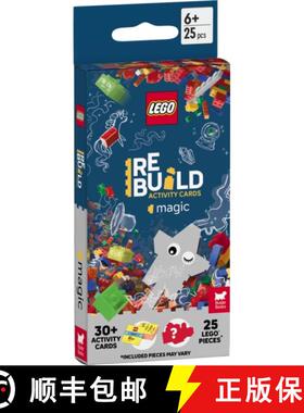 【3-4周达】LEGO® Books: ReBuild Activity Cards: Magic (with over 30 activity cards and 25 LEGO eleme... [9781837250639]