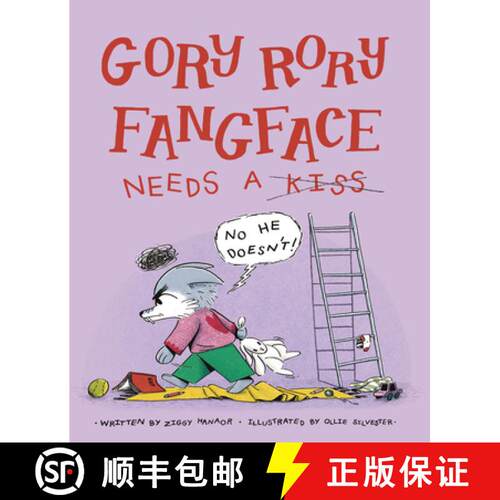 【3-4周达】精装 Gory Rory Fangface Needs a Kiss [9781800660366]