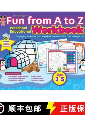 预订 Snissy Snit Burger(TM) Fun From A to Z: Preschool Educational Workbook [9781645163435]