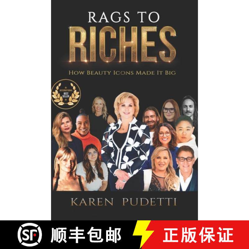 【3-4周达】Rags to Riches: How Beauty Icons Made it Big [9781948777391]