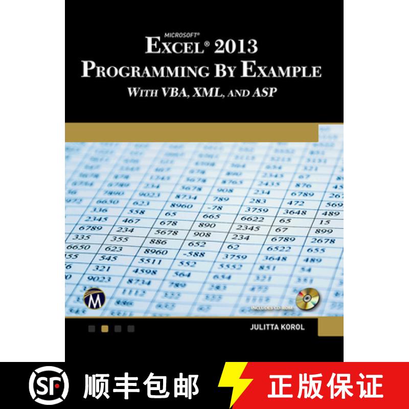 【2-3周达】Microsoft Excel 2013 Programming by Example with VBA, XML, and ASP: Programming by Example... [9781938549915]