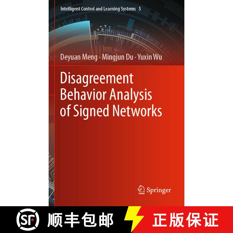 【3-4周达】Disagreement Behavior Analysis of Signed Networks [9789811955327]