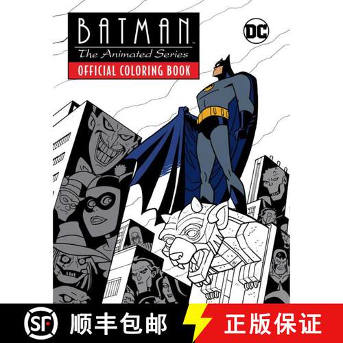 【3-4周达】Batman: The Animated Series: Official Coloring Book [9798886636055]