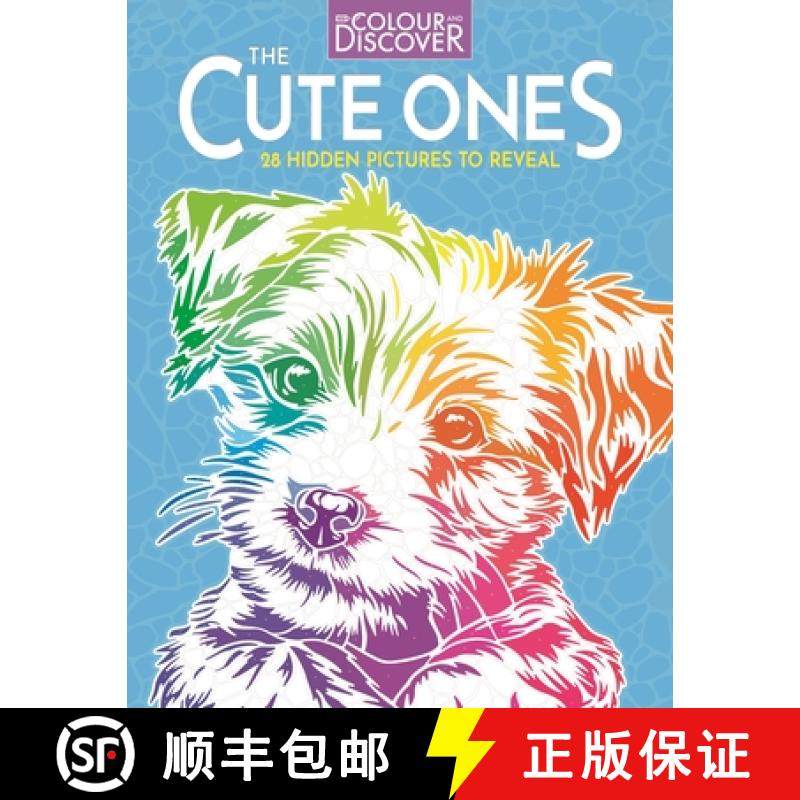 【3-4周达】Colour and Discover: The Cute Ones: 28 Hidden Pictures to Reveal [9781789297317]