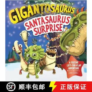 adventure the flap lift Surprise Christmas 9781800783621 Gigantosaurus dinosaur Santasaurus
