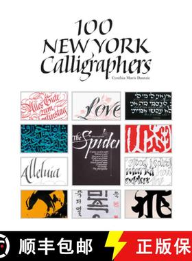 【3-4周达】100 New York Calligraphers [9780764348983]