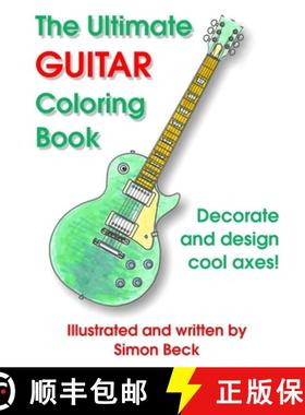 【3-4周达】The Ultimate Guitar Coloring Book [9781291781724]