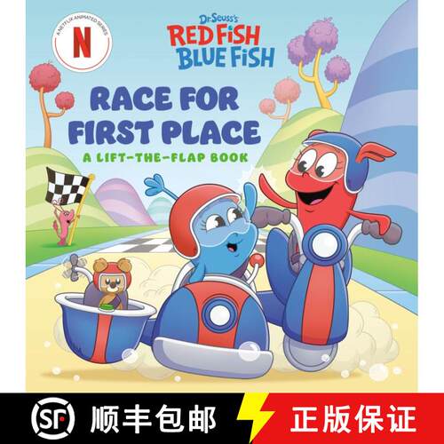 【3-4周达】Race for First Place: A Lift-the-Flap Book (Dr. Seuss's Red Fish, Blue Fish) [9798217121748]