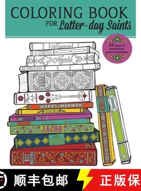预订 Adult Coloring Book For Latter-day Saints [9781942298328]