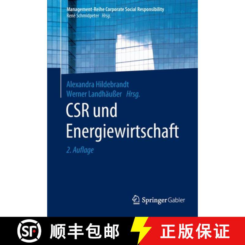 【3-4周达】Csr Und Energiewirtschaft [9783662596524]