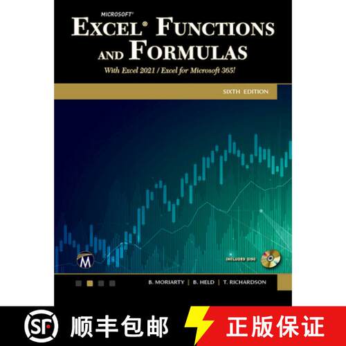 【3-4周达】Microsoft Excel Functions and Formulas: With Excel 2021 / Microsoft 365 [9781683928539]