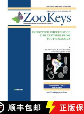 预订 ZooKeys 650: Annotated Checklist of Fish Cestodes from South America [9789546428486]