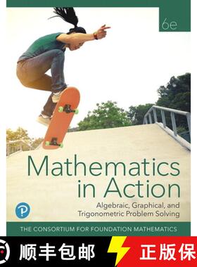 【3-4周达】Mathematics in Action: Algebraic, Graphical, and Trigonometric Problem Solving, 6e (C)2020... [9780135115619]