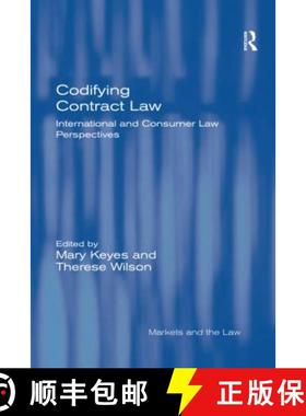 【3-4周达】Codifying Contract Law: International and Consumer Law Perspectives [9780367599942]