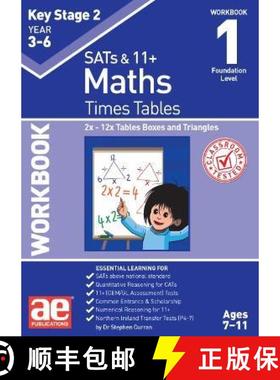 【3-4周达】KS2 Times Tables Workbook 1: 2x - 12x Tables Boxes & Triangles [9781910106952]