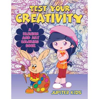 【4周达】Test Your Creativity (A Fashion and Art coloring book) [9781682128039]