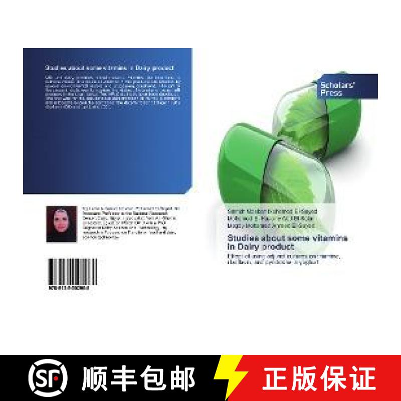 预订 Studies about some vitamins in Dairy product [9786138502968]