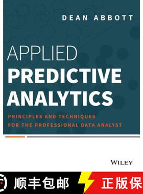 【3-4周达】Applied Predictive Analytics:  Principles And Techniques For The Professional Data Analyst... [9781118727966]