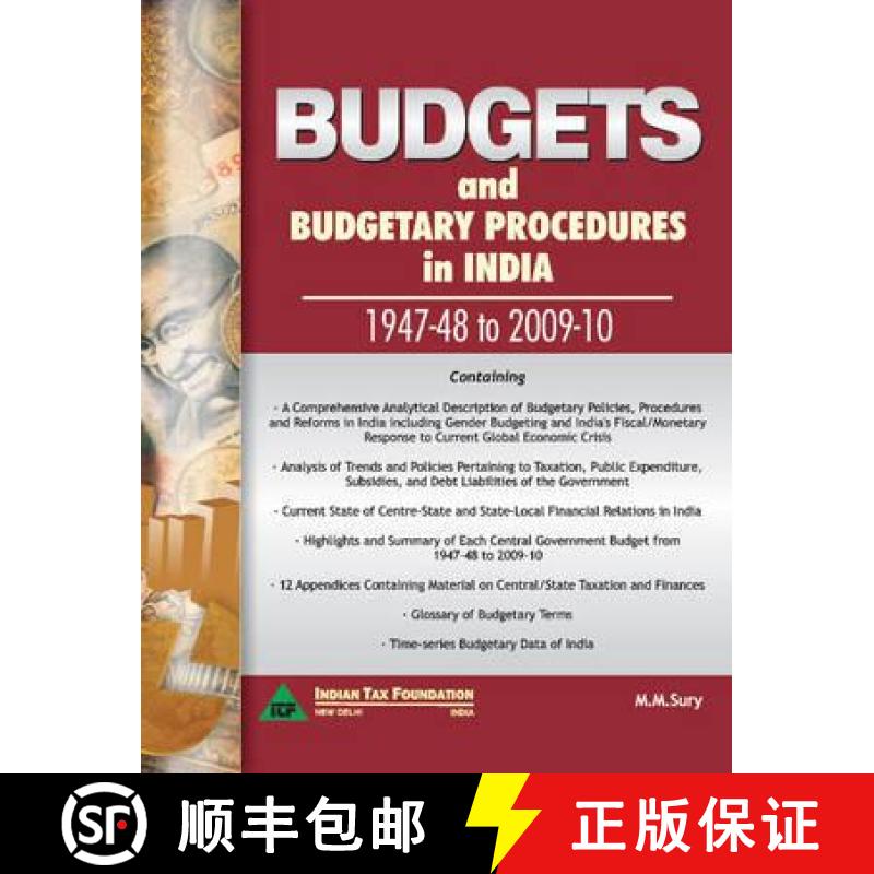 【3-4周达】Budgets and Budgetary Procedures in India: 1947-48 to 2009-10 [9788177082043]