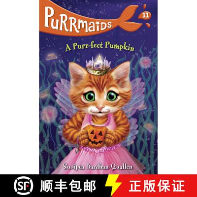 【3-4周达】精装 Purrmaids #11: A Purr-fect Pumpkin [9780593433065]
