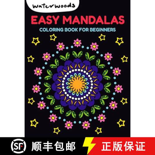 【3-4周达】Easy Mandalas: Coloring Book for Beginners [9798330505326]