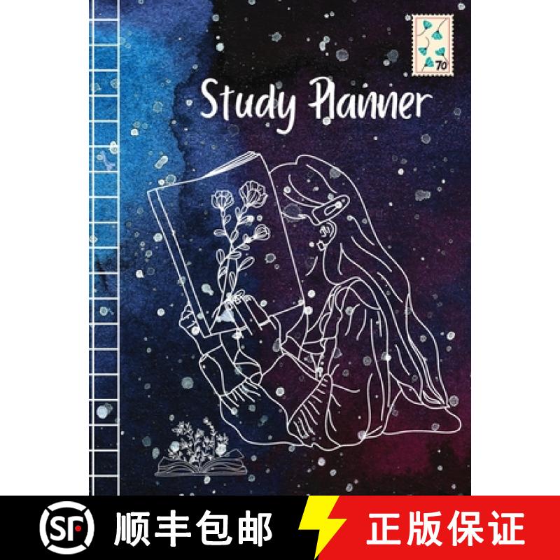 【3-4周达】Study Planner: Undated daily organizer for every student: record everything at your own pa... [9782810932450]