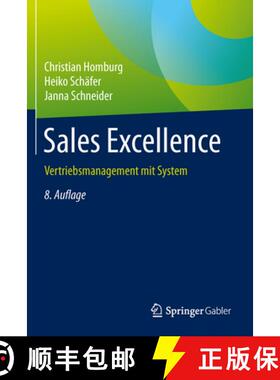 【3-4周达】Sales Excellence: Vertriebsmanagement mit System (8., vollst. überarb. u. erw. Aufl. 2016) [9783658062033]