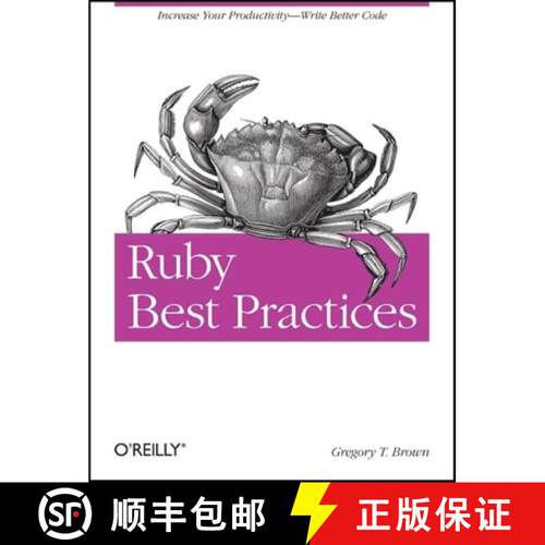 【3-4周达】Ruby Best Practices: Increase Your Productivity - Write Better Code [9780596523008]