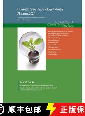 【3-4周达】Plunkett's Green Technology Industry Almanac 2024: Green Technology Industry Market Resear... [9781647880293]