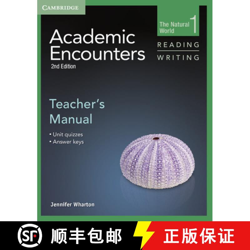 【2-3周达】Academic Encounters Level 1 Teacher's Manual Reading and Writing: The Natural World [9781107694507]