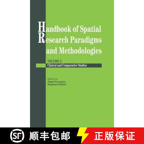 【3-4周达】Handbook Of Spatial Research Paradigms And Methodologies: Vol.2 [9781138883086]