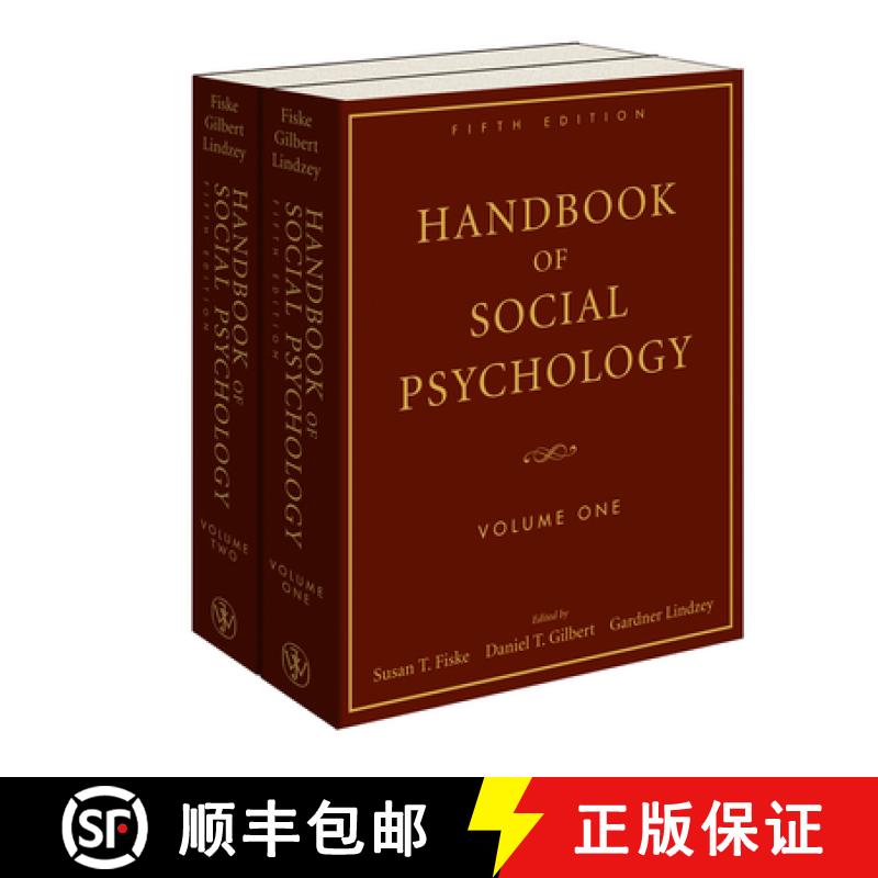 【3-4周达】Handbook Of Social Psychology, Fifth Edition - Two Volume Set [Wiley心理学] [9780470137475]