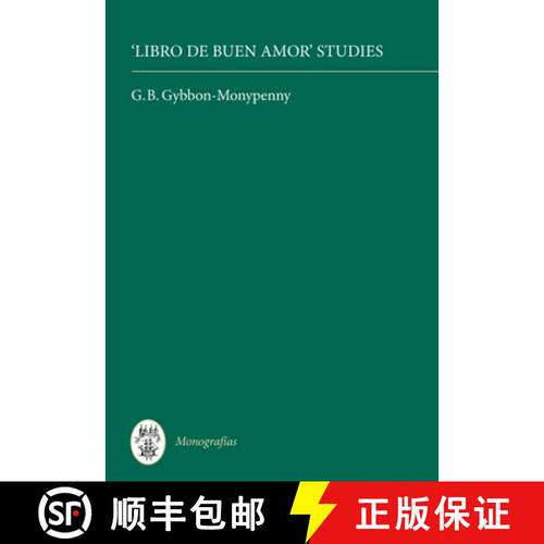 【3-4周达】Libro de Buen Amor Studies: Studies [9780900411045]
