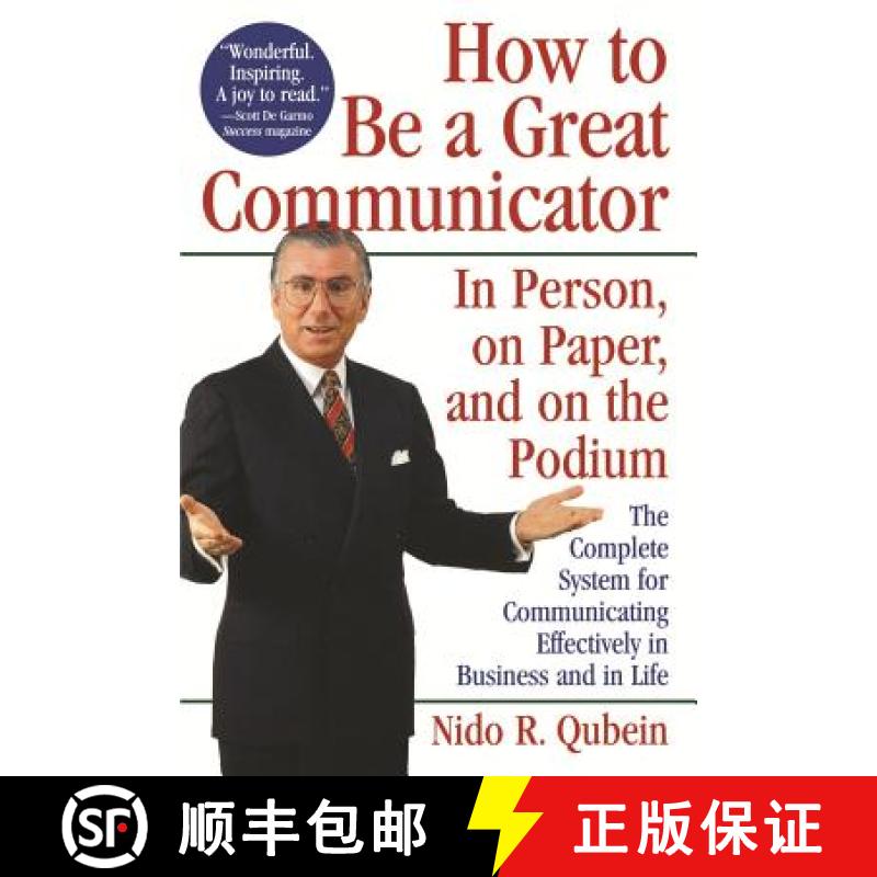 【3-4周达】How To Be A Great Communicator: In Person, On Paper, And On The Podium [Wiley经管] [9780471163145]