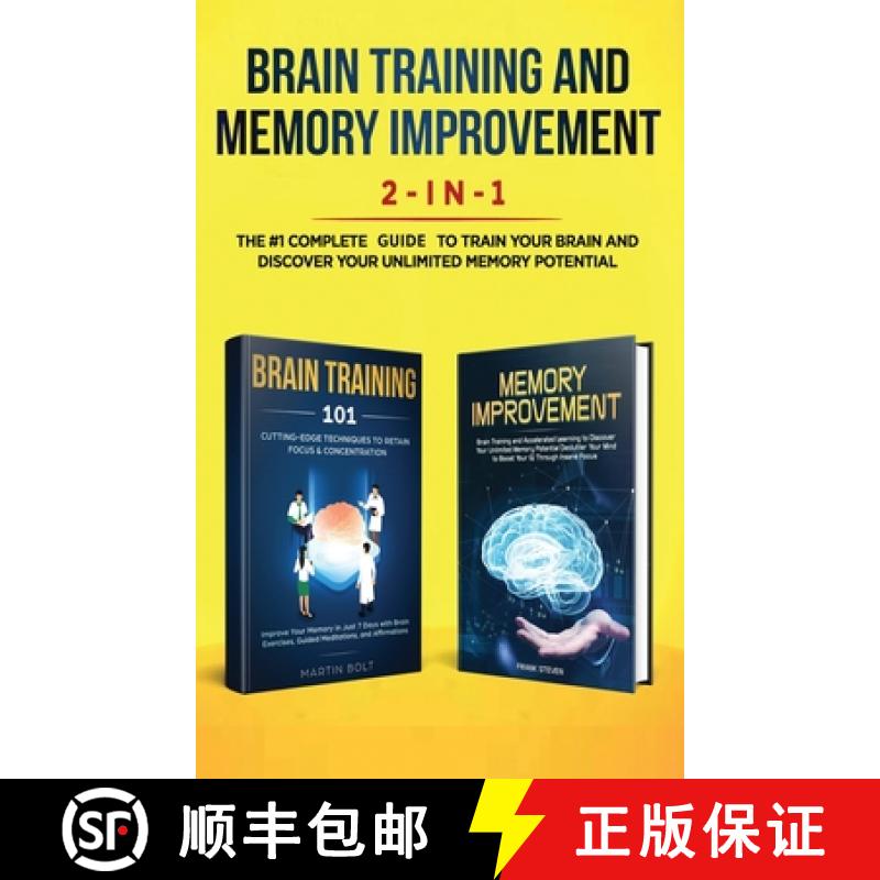 【3-4周达】Brain Training and Memory Improvement 2-in-1: Brain Training 101 + Memory Improvement - Th... [9781952083235]