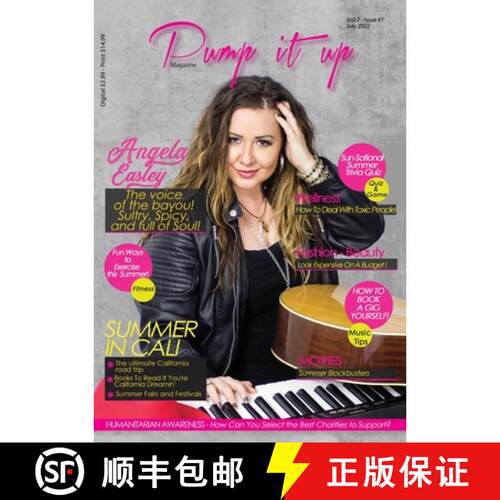 【3-4周达】Pump it up Magazine - Angela Easley, The Voice  of the Bayou!  Sultry, Spicy,  and full of... [9781088035849]
