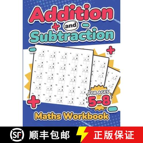 【3-4周达】Addition and Subtraction Maths Workbook | Kids Ages 5-8 | Adding and Subtracting | 110 Tim... [9781739114428]