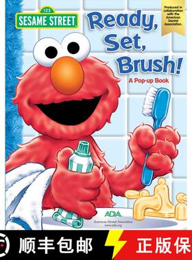 【3-4周达】Sesame Street Ready, Set, Brush! A Pop-Up Book (2nd Edition, Reprint) (2nd Edition, Reprint) [9780794440633]