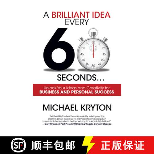 【3-4周达】A Brilliant Idea Every 60 Seconds [9781722500320]